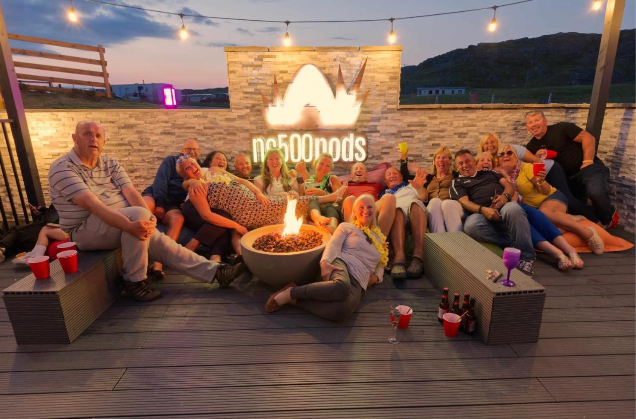 North Coast 500 Pods Hotel Achmelvich Bagian luar foto