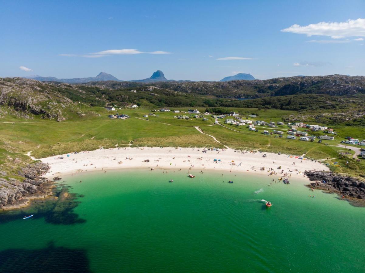 North Coast 500 Pods Hotel Achmelvich Bagian luar foto