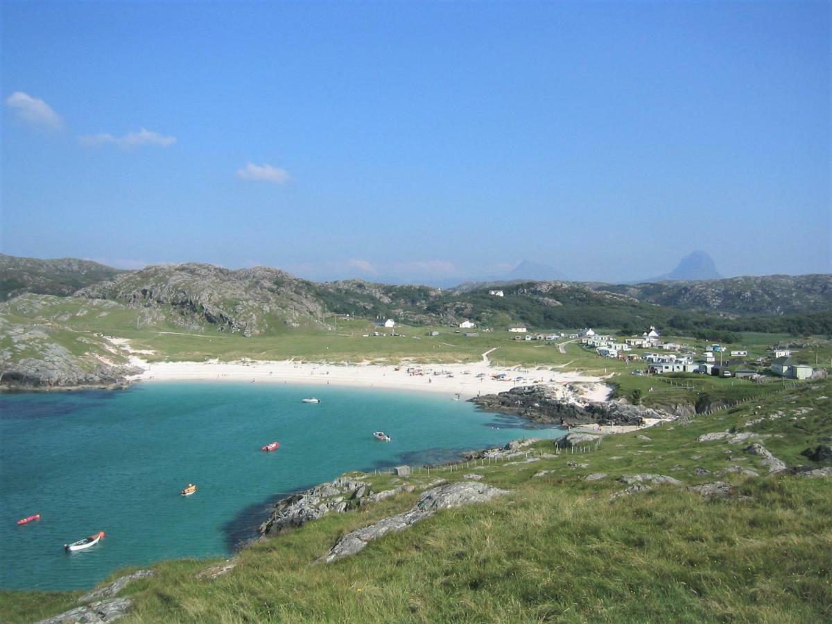 North Coast 500 Pods Hotel Achmelvich Bagian luar foto